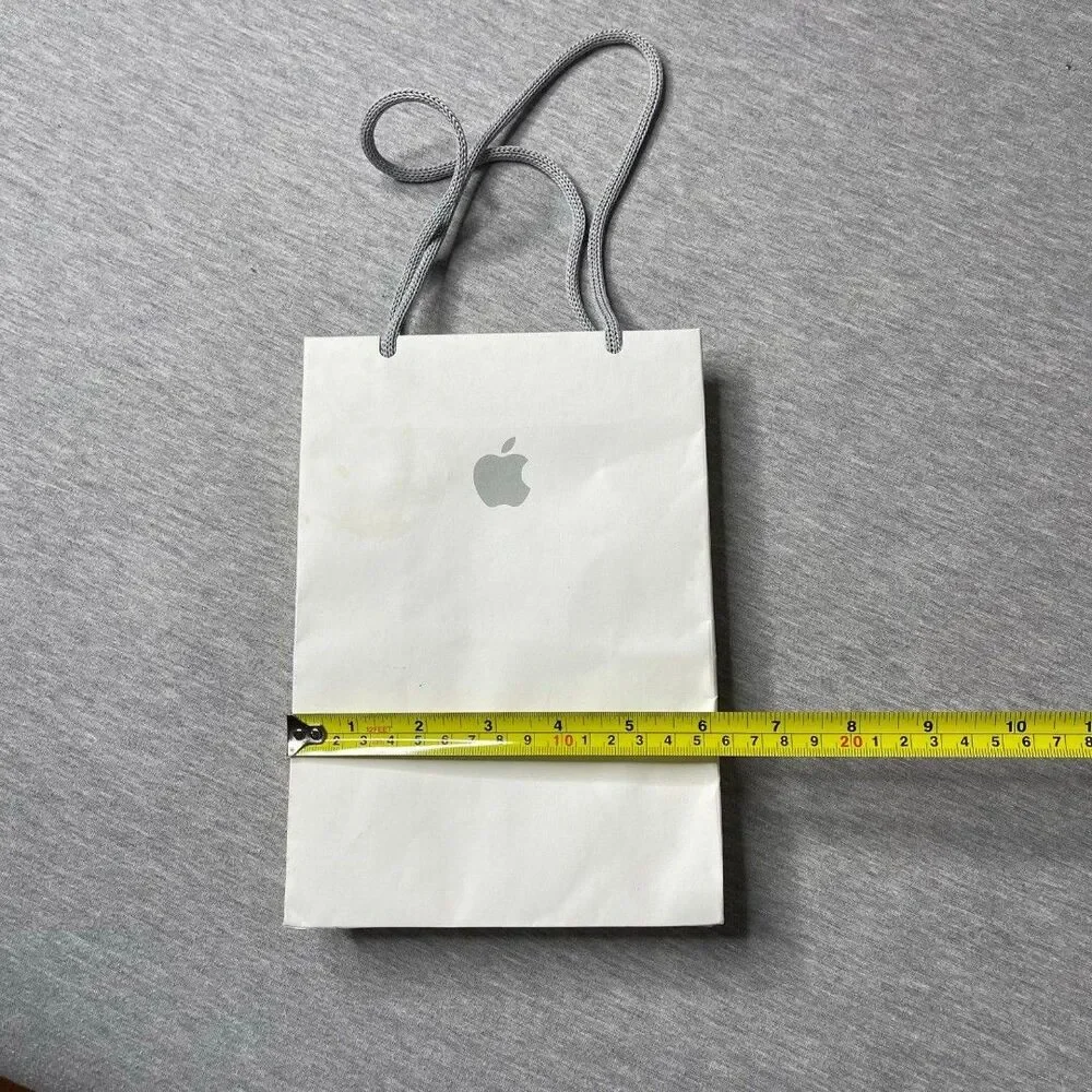 Apple Store 9”x6” White Gift Bag
